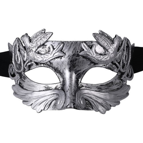 Boniskiss Mens Paisley pattern Masquerade Mask - Classical Mask For Halloween Carnival Graduation Ball