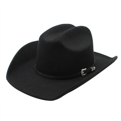 Chapeau Fedora classique de cow-boy/cowgirl avec ceinture - Boniskiss