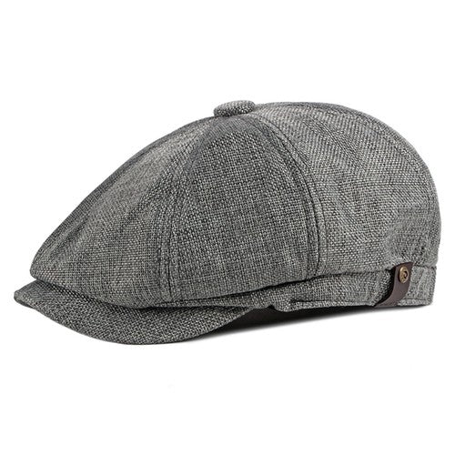 Classic 8 Panel Newsboy Gatsby Cap - Boniskiss