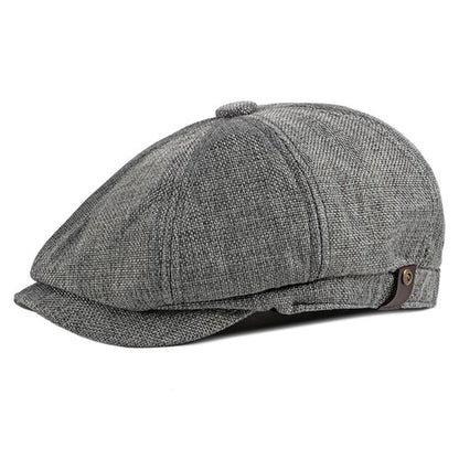 Classic 8 Panel Newsboy Gatsby Cap - Boniskiss