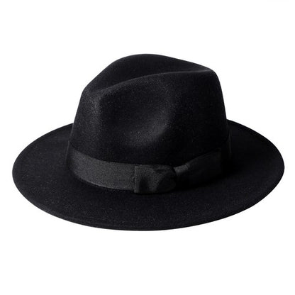 Classic Wool Felt Fedora Hat - Boniskiss