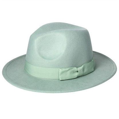 Classic Wool Felt Fedora Hat - Boniskiss