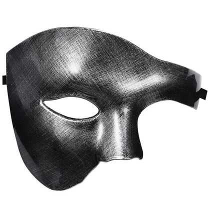 Boniskiss Men's Classic Phantom of The Opera Half Face Mask - Venetian Mardi Gras Masquerade Mask