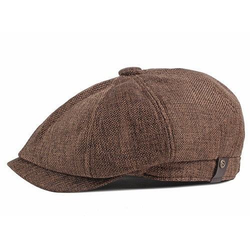 Classic 8 Panel Newsboy Gatsby Cap - Boniskiss