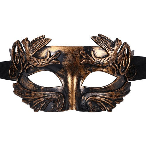 Boniskiss Mens Paisley pattern Masquerade Mask - Classical Mask For Halloween Carnival Graduation Ball