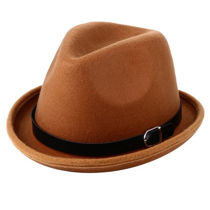 Classic Wide Brim Fedora Jazz Hat - Boniskiss