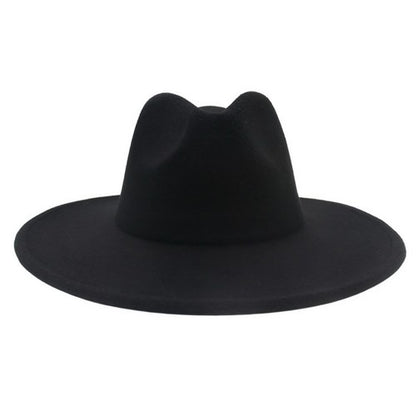 Western Style Fedora Felt Cowboy Hat - Boniskiss