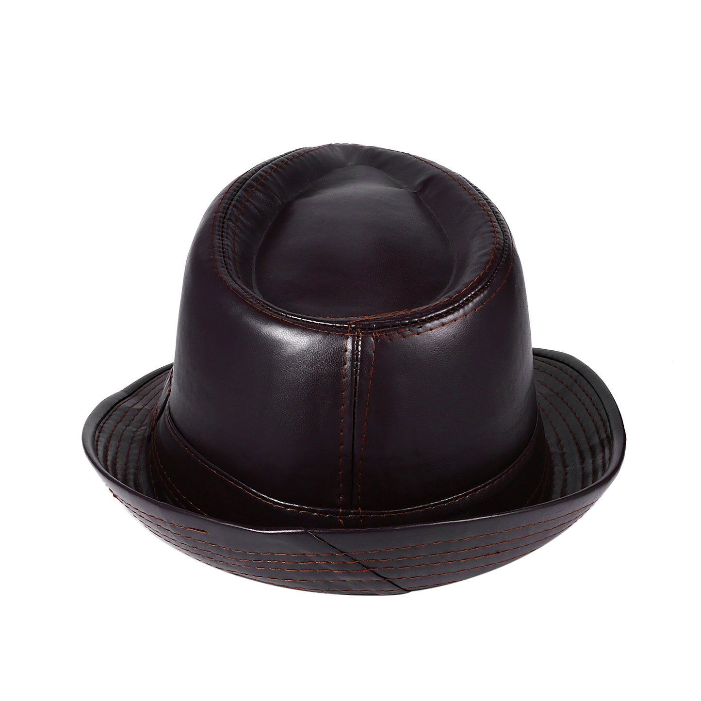 Chapeau Fedora classique style gangster, trilby à bords courts, Panama, casquette de jazz - Boniskiss