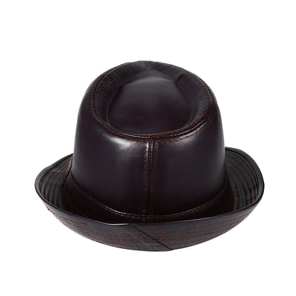 Chapeau Fedora classique style gangster, trilby à bords courts, Panama, casquette de jazz - Boniskiss