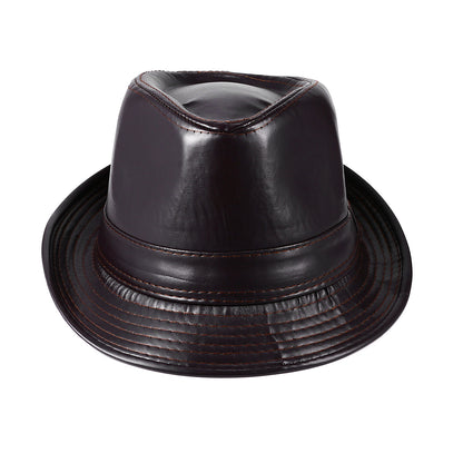 Chapeau Fedora classique style gangster, trilby à bords courts, Panama, casquette de jazz - Boniskiss