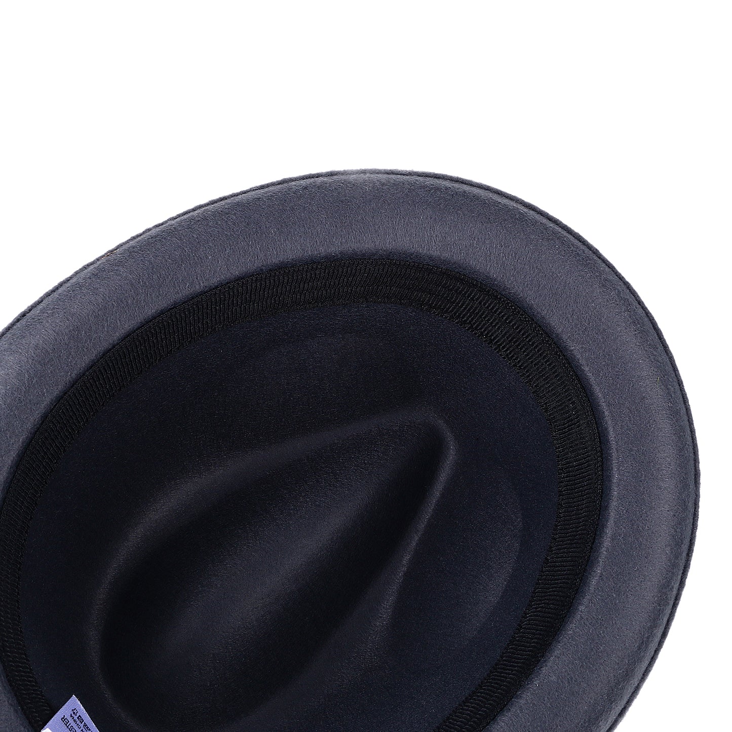 Gray Classic Pork Pie Fedora Jazz Hat with Belt | Size M-L - Boniskiss