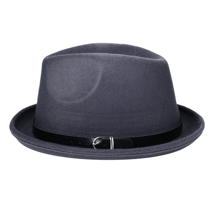 Classic Wide Brim Fedora Jazz Hat - Boniskiss