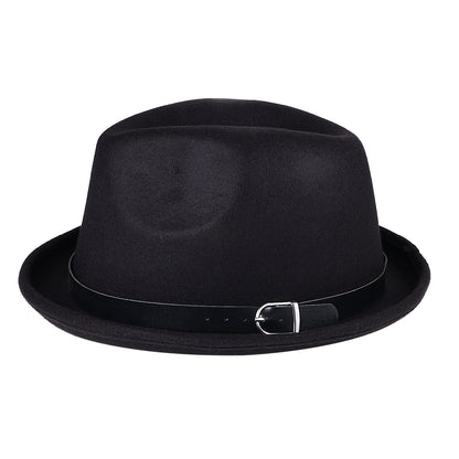Classic Wide Brim Fedora Jazz Hat - Boniskiss