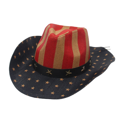 American Flag Cowboy Hat - Boniskiss