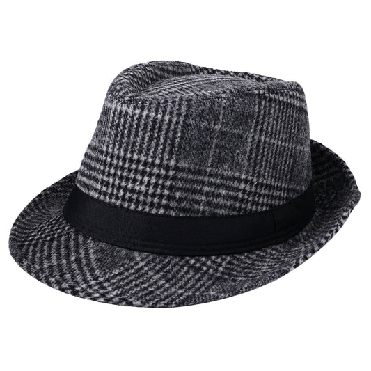 Chapeau trilby fedora classique Manhattan Gangster pour homme - Boniskiss