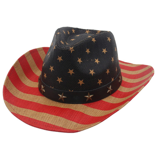 American Flag Cowboy Hat - Boniskiss