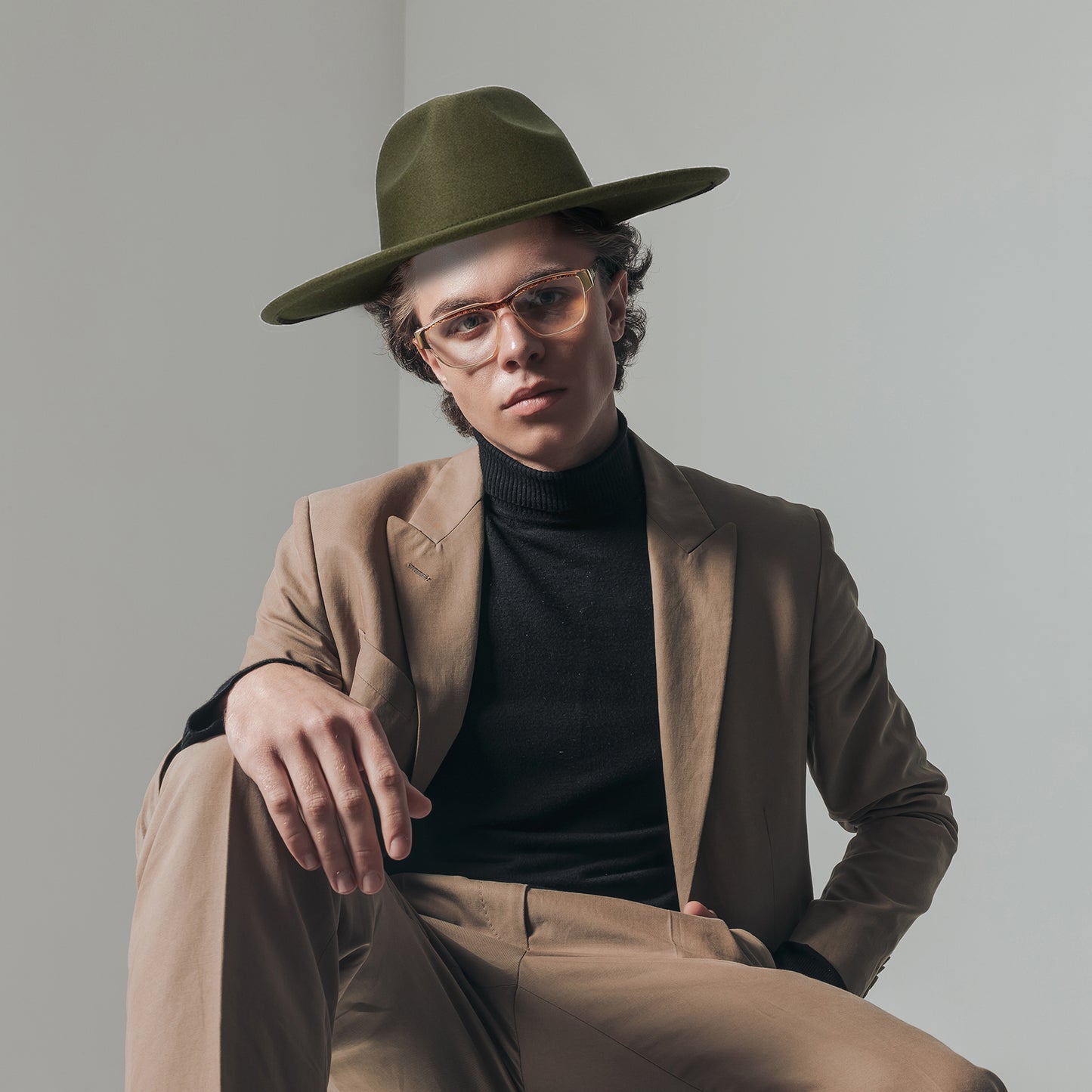 Western Style Fedora Felt Cowboy Hat - Boniskiss