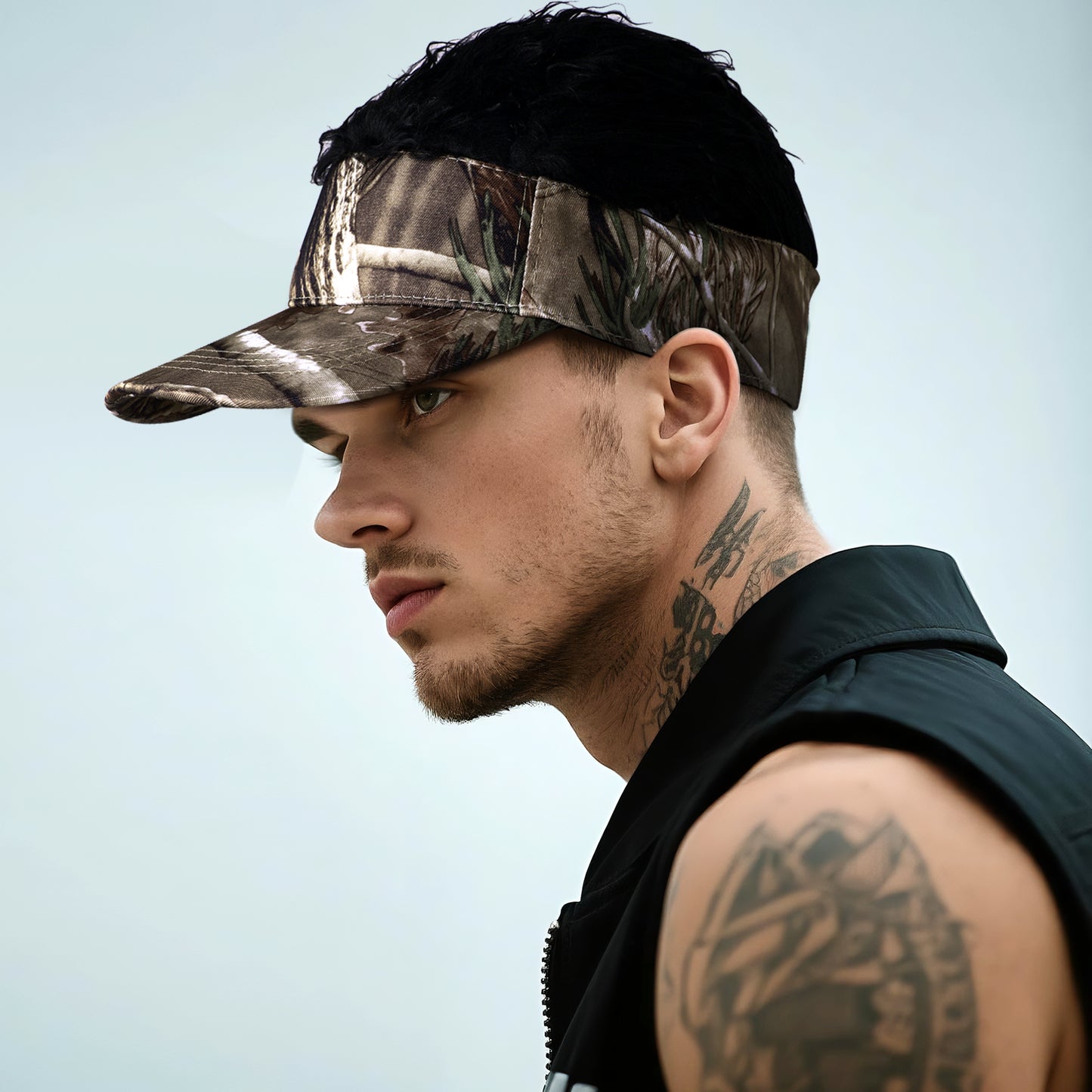 Perruque fantaisie pour chapeau de soleil - Boniskiss