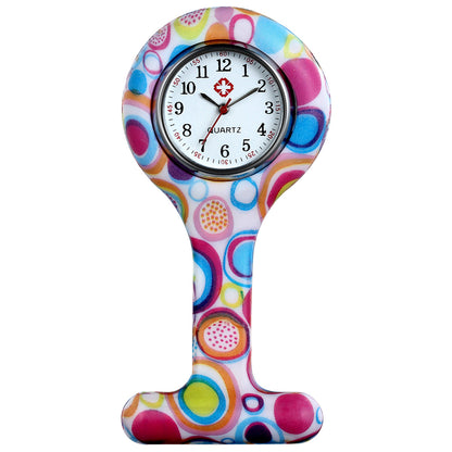 Boniskiss Round Nurse Watch Colorful Style